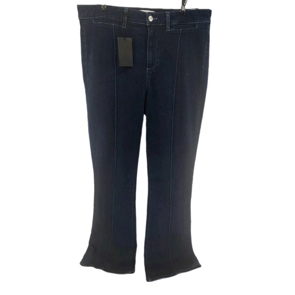 Paige Laurel Canyon Hi-Rise Bootcut Jeans Welt Pockets Joan Wash Size 34 - Picture 1 of 6